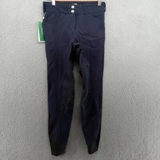 Dover Saddlery Riding Pants Womens 24 Navy Blue Wellesley Breech Equestrian
