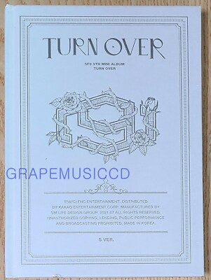 SF9 TURN OVER 9TH MINI K-POP CD + PHOTOCARD + FOLDED POSTER SEALED