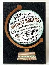 Graduation Card For Son Religious w/ Scripture Verses DaySpring Card NEW