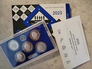 2023 S American Women Quarters Proof Set with BOX/COA