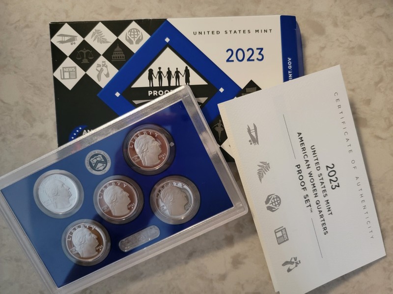 2023 S American Women Quarters Proof Set with BOX/COA