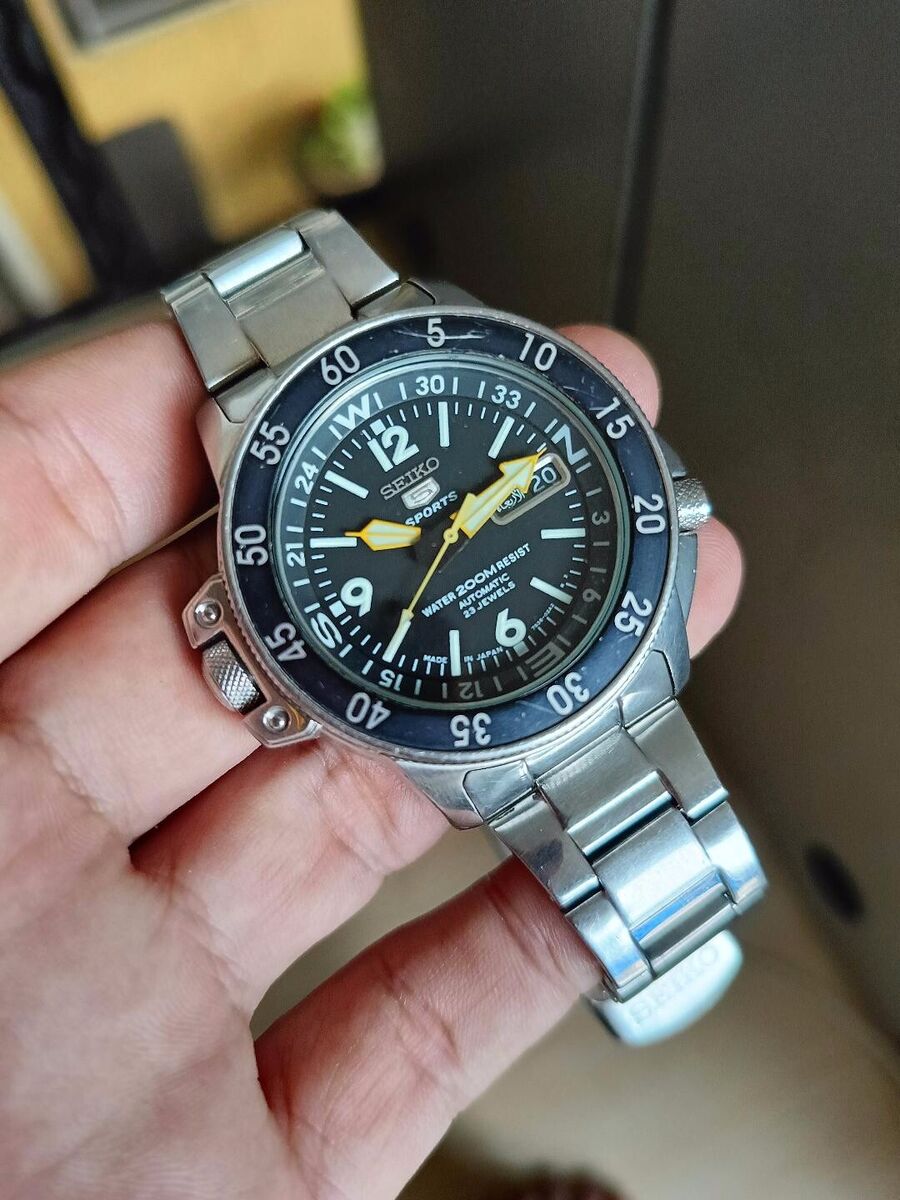 ALL ORIGINAL SEIKO 5 SPORTS ATLAS DIVERS BLACK SKZ211 BIRTH ALL ORIGINAL SEIKO 5 SPORTS ATLAS DIVERS BLACK SKZ211 BIRTH