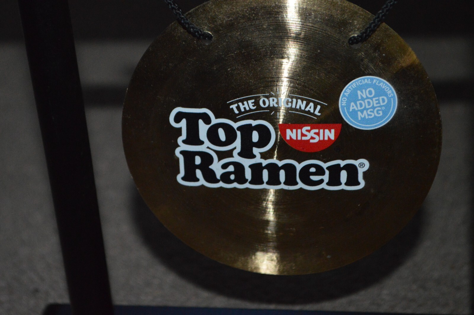Nissin Top Ramen Chinese Promotional Mini Gong