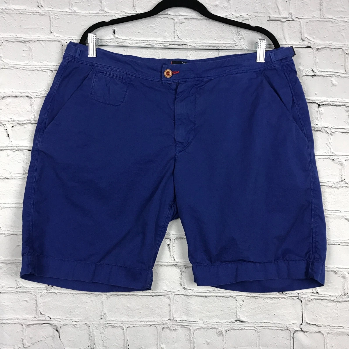 Psycho Bunny Shorts Mens 38 Royal Blue Classic Fit Triumph Chino Adjustable  | eBay