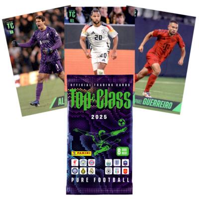 Top Class Pure Football 2025 - Trading Cards 1-135 Goalkeeper, Defender, Forward