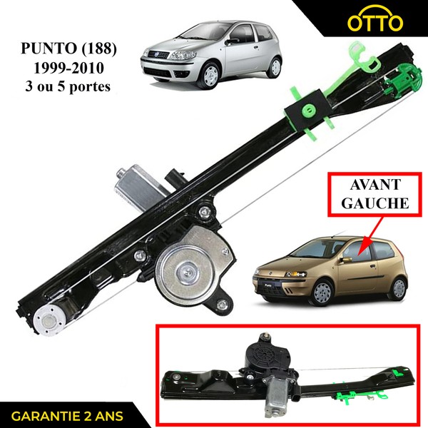 Fensterhebermechanismus Vorne Links Fahrer FüR Fiat Punto 46536312 51764550-image