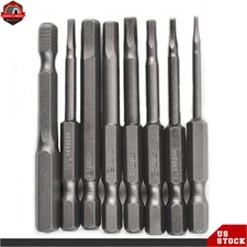 8Pack Hex Head Allen Bit Set Quick Connect Shank Impact Driver Drill Metric New