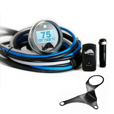 Razorback Belt Temp Gauge/Right Side Cluster Mount For 20-22 Polaris RZR PRO XP
