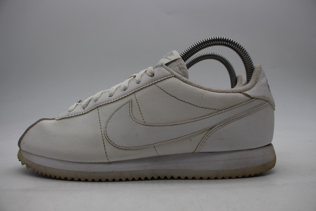 Size 7 - Nike Cortez Basic Leather White for sale online | eBay