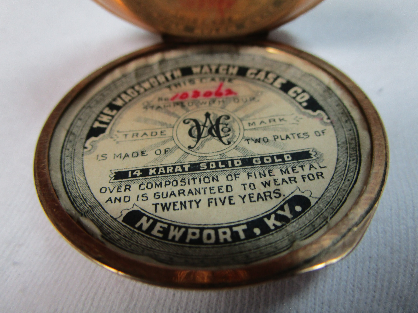 Elgin Solid Gold Pocket Watch* Over Composition 1… - image 2