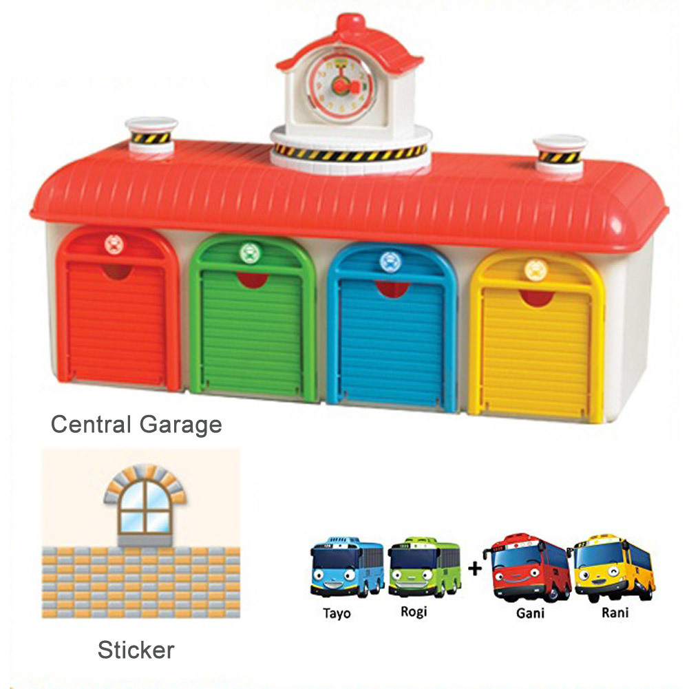 Tayo The Little Bus Talking Bus Depot Center Playset with Tayo