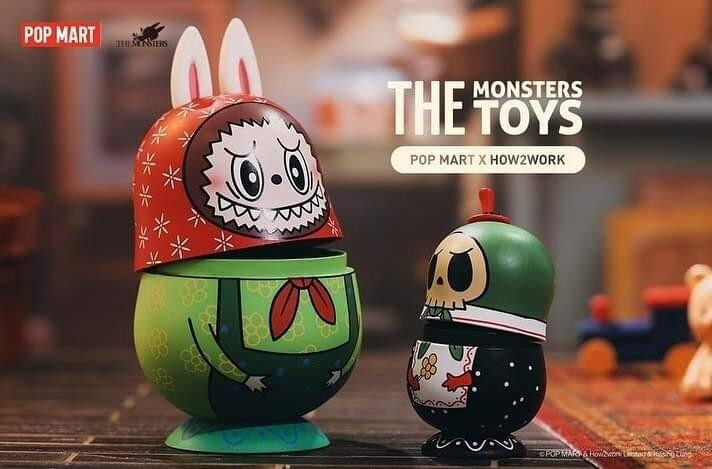 POP MART x LABUBU The Monsters Toys Russian Dolls Mini Figure Figurine ...