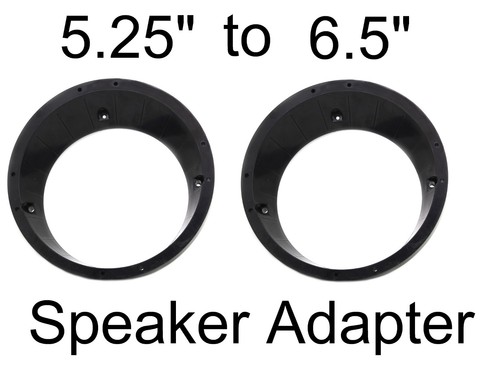 Speaker Adapters Rings 5.25"To6.5"For Harley Batwing FLHX FLHT Fairings96-13 2pk - Picture 3 of 8
