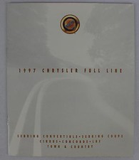 Chrysler 1997 Full Line Sales Brochure / Literature