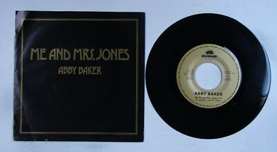 Abby Baker Me And Mrs Jones GER 7inch Vinyl Single 1986 Disco Soul