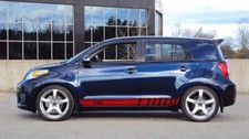 2x Multi Color Graphics Strip Auto Racing Vinyl Decal Sticker For Scion Xd Car