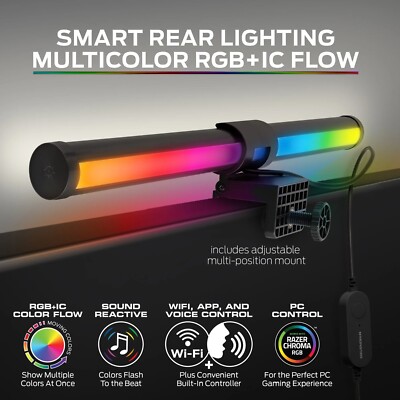 Monster LED Duo Monitor Light Bars: Smart Color, Razer Chroma, App Control