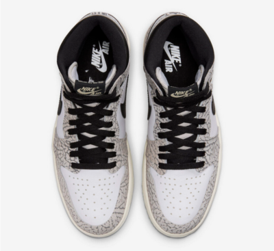 Size 9 - Air Jordan 1 Retro OG High White Cement for sale online