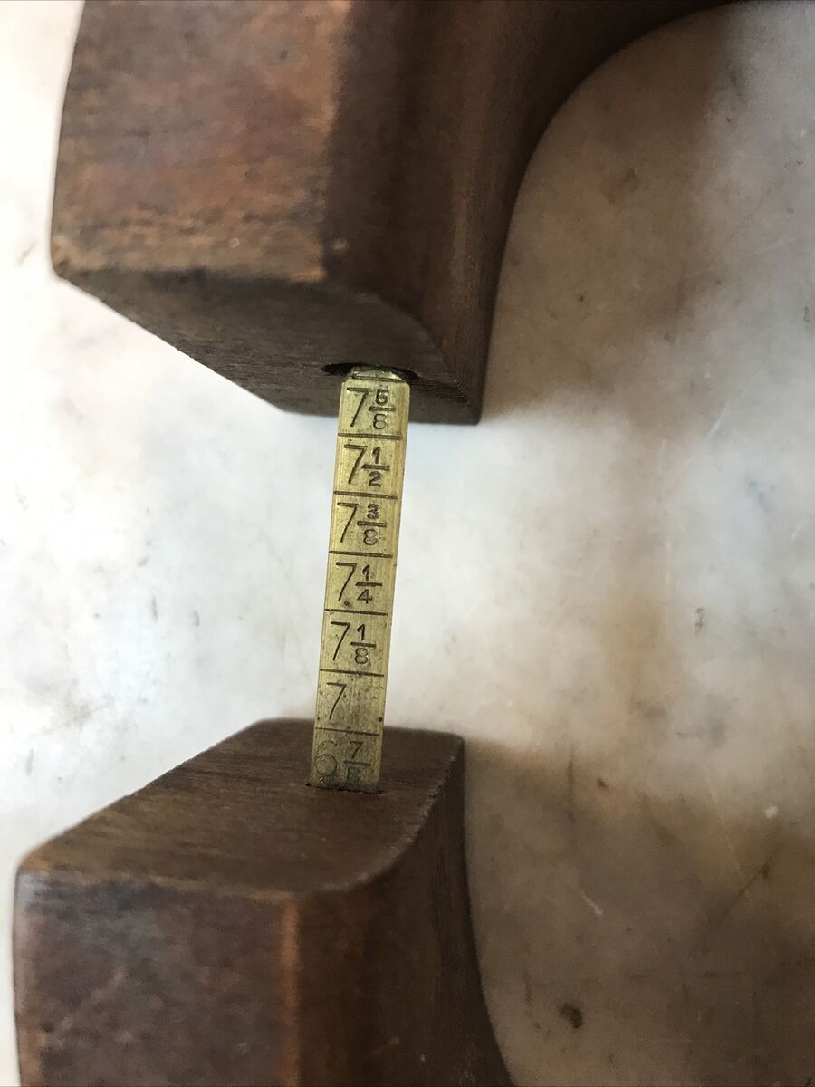Vintage 6-3/4 Wood Hat Stretcher Adjustable, Mold, Form Vintage 6-3/4 Wood Hat Stretcher Adjustable, Mold, Form