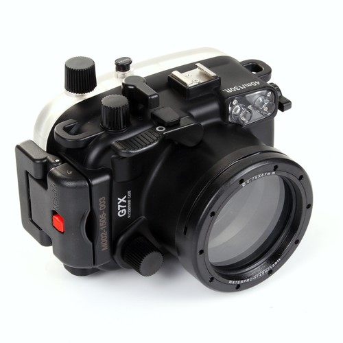 40M 130ft Waterproof Underwater Housing Case Dive For Canon PowerShot G7X - Picture 2 of 8