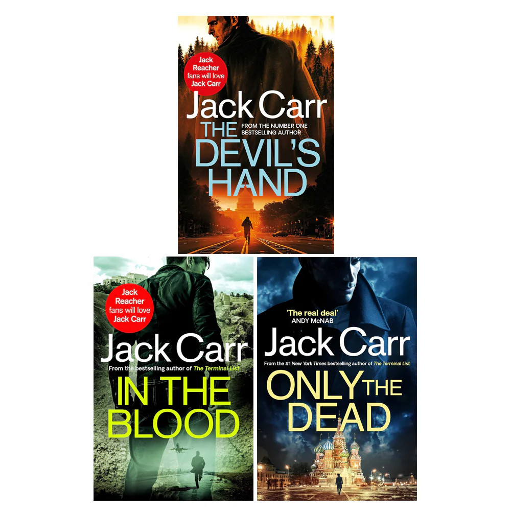 Jack Carr James Reece Series 3 books Collection Set (The Devils Hand | Jack Carr