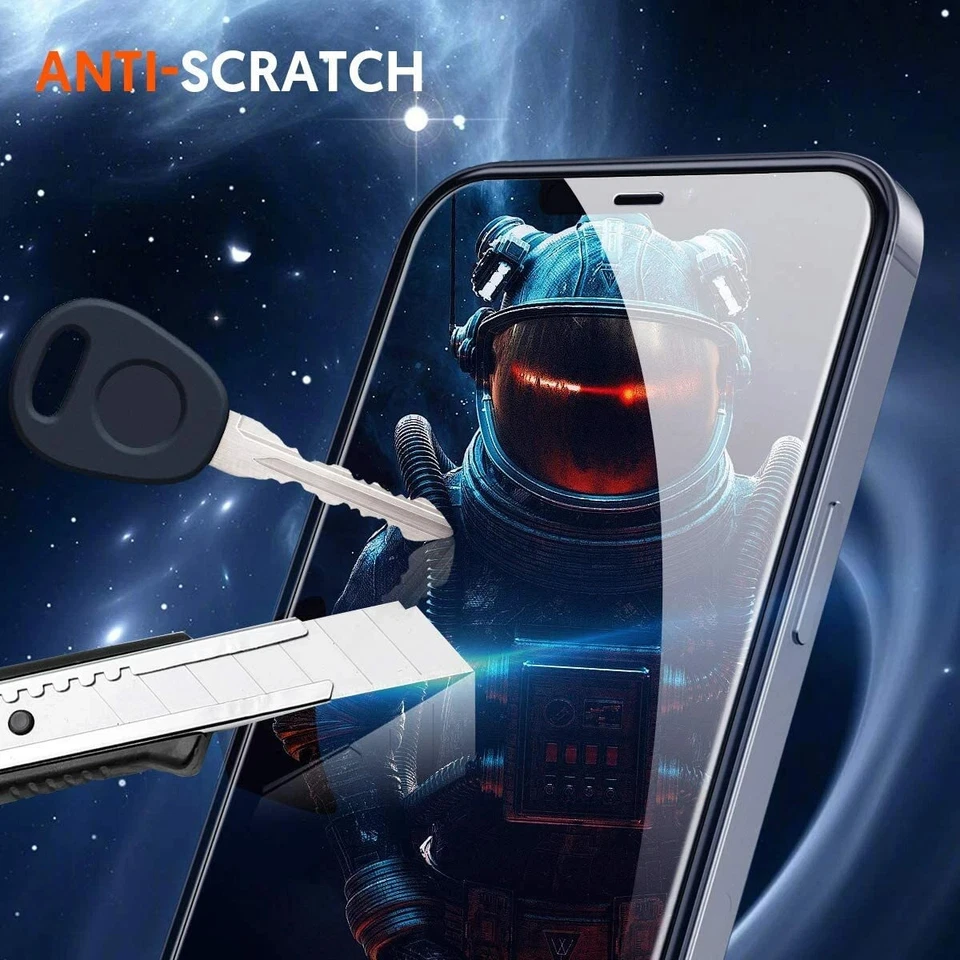 3X Tempered Glass Screen Protector For iPhone 17 16 15 14 13 12 11 Pro Max XR 8 - Image 2 of 4