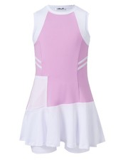 Girls Tennis Golf Dress Outfit Sleeveless Tank Top and Skorts Sets School Spo...