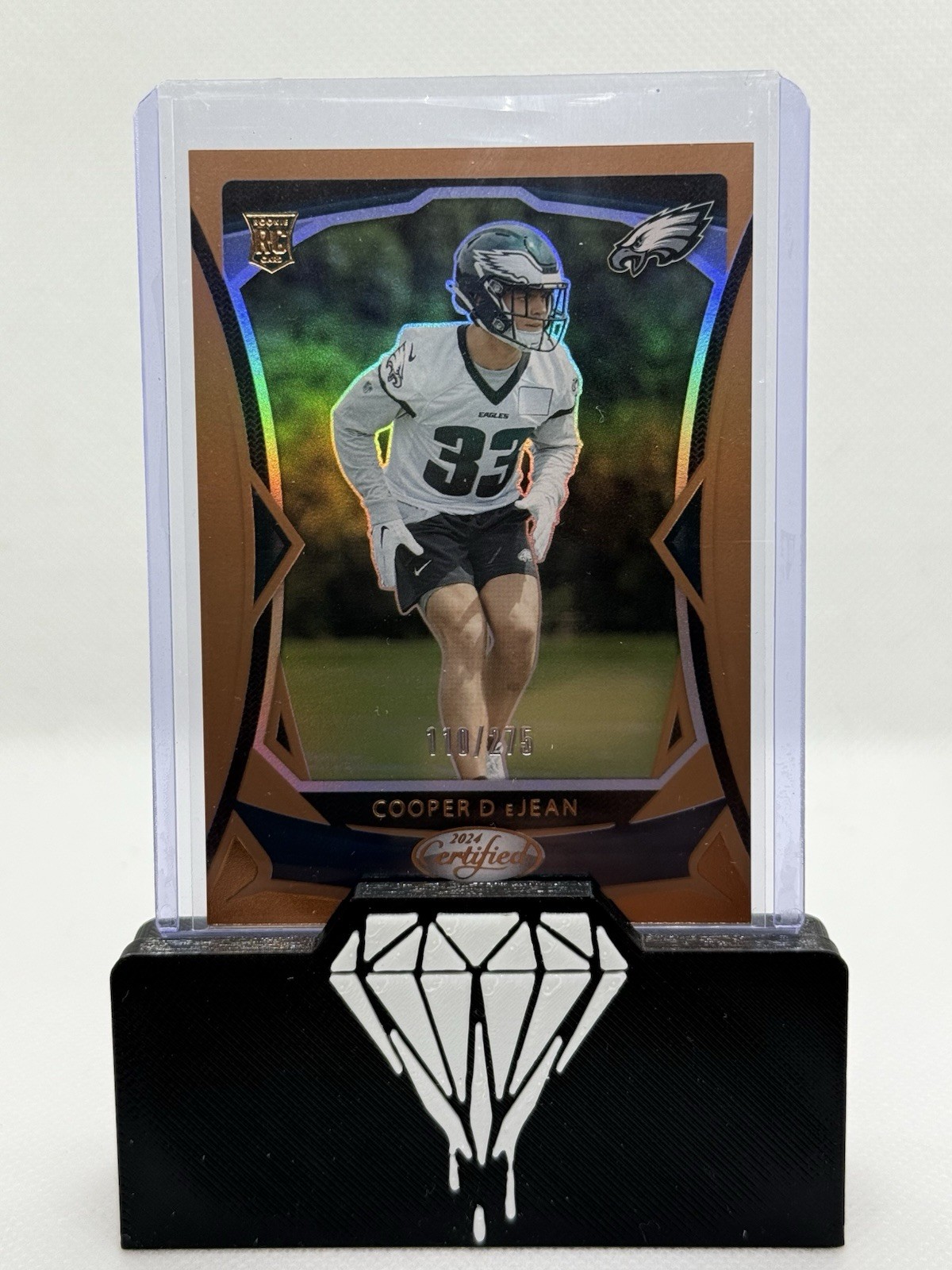 2024 Panini Certified Cooper DeJean Bronze Mirror /275 Rookie RC Eagles #131