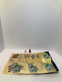 Lego 6901 Mobile Lab Minifigs And Manual Vintage Classic Space 1985 Minifigures