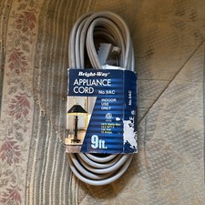 Bright-Way 9 Ft. 14/3 15A Heavy-Duty Appliance Cord No. 9AC