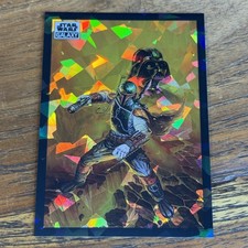 2022 Topps Chrome Star Wars Galaxy Trading Cards Checklist and Odds 29