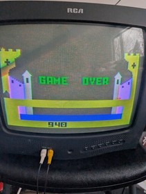 Dragonfire (Intellivision, 1983) Cartridge, Manual, Overlays, & Box! Tested!