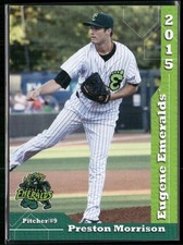 Preston Morrison 2015 Eugene Emeralds Team Set Card