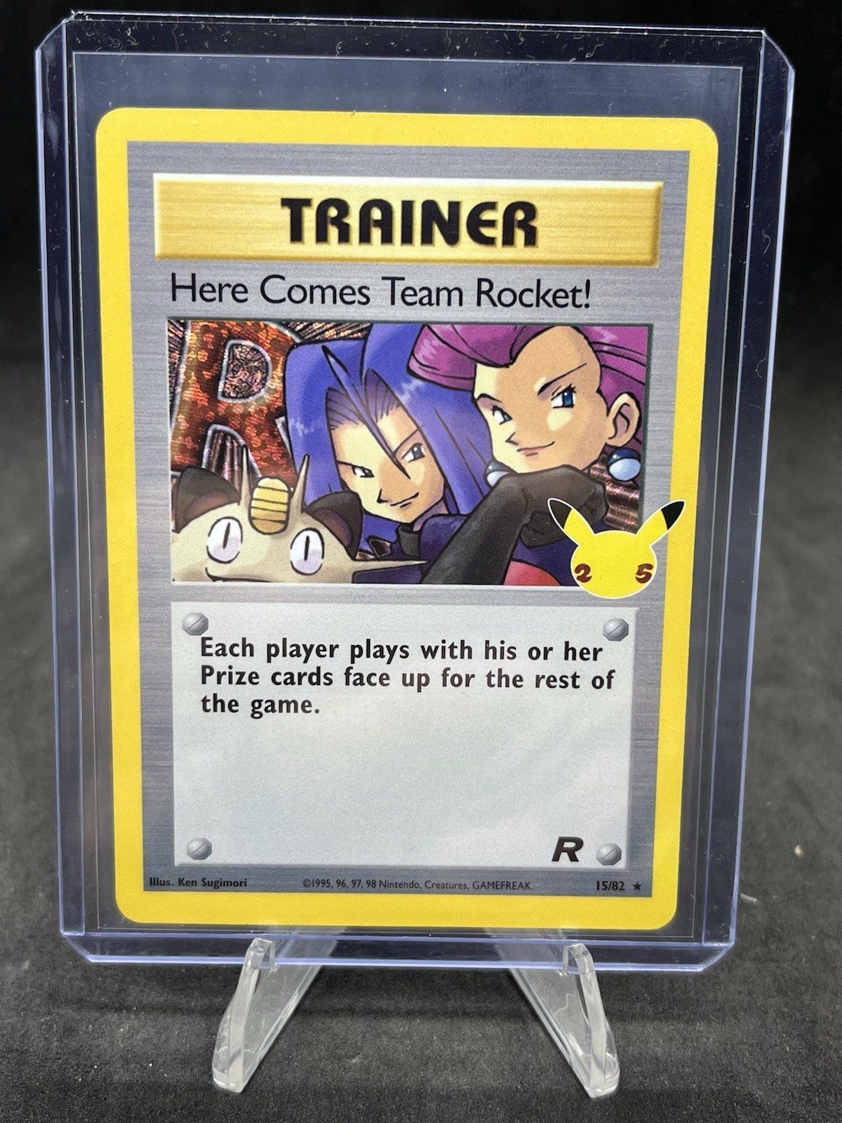 Pokemon TCG: Celebrations - Here Comes Team Rocket! 15/82 - M/NM - SHIPS ASAP