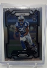 2023 Panini Prizm - Rookies Evan Hull #344 Silver Prizm (RC)