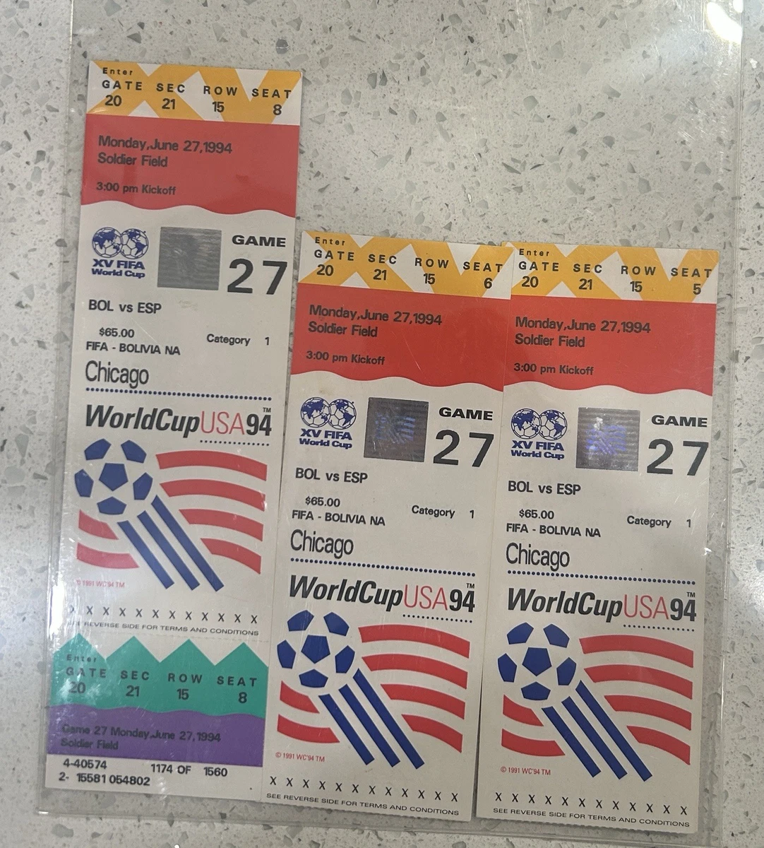 World Cup Ticket In Vintage Sports Ticket Stubs for sale | eBay