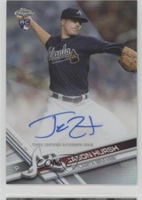 2017 Topps Chrome Rookie Auto Refractor 2/499 Jason Hursh #RA-JHU Auto 4x4
