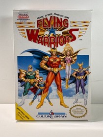 Flying Warriors (Nintendo NES, 1991) Complete CIB Authentic NEAR MINT CART!