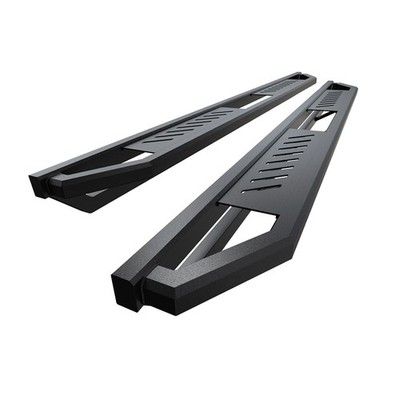 HD Ridez Hybrid Rocker Steps Steel Armor Fit 10-24 Toyota 4Runner Limited