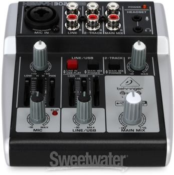 Behringer Xenyx 302USB Mixer with USB - Picture 5 of 7