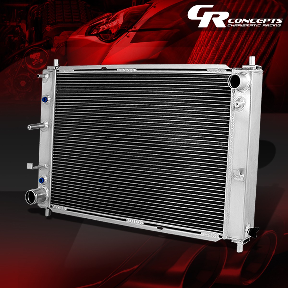 3-ROW FULL ALUMINUM CORE RACING RADIATOR FOR 1997-2004 FORD MUSTANG SVT GT AT
