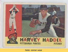 1960 Topps Harvey Haddix #340 READ b7j