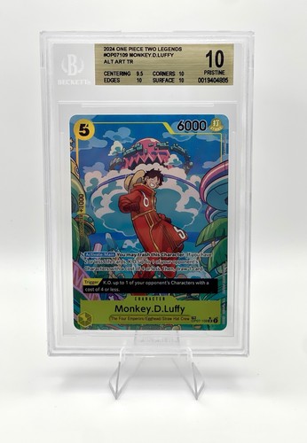 Monkey.D.Luffy (TR) OP07-109 Two Legends Foil TREASURE RARE BGS 10