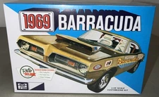 MPC 1969 Plymouth Barracuda Model Kit - 1/25 Scale - New in Sealed Box