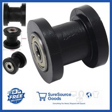Black 10mm Chain Roller Pulley for ATV and Motorcycle Tensioner Guide Wheel
