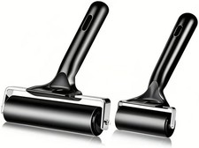 2 Pack Brayer Roller Professional Rubber rolles Handle Comfortable for...