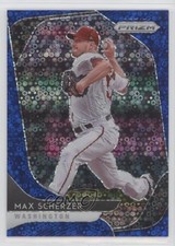 2020 Panini Prizm Tier II Quick Pitch Blue Donut Circle /199 Max Scherzer 0jb4