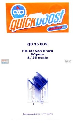 QBT35005 1:35 Quickboost SH-60 SeaHawk Wipers (ZIM/KTH kit)
