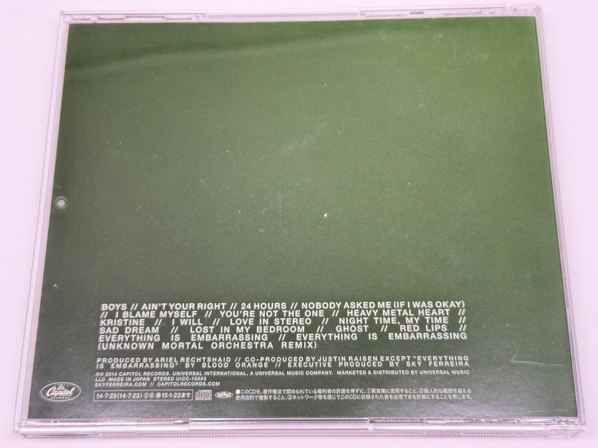 CD] Sky Ferreira Night Time, My Time Japan Import CD Bonus