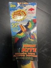 RARE Vintage Kite - Gayla NOS - 55  Toucan Realistic Wing Flapping Motion Bird